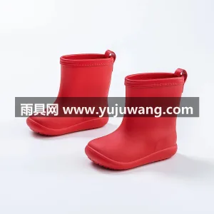 一体成型 · 加深防滑底纹 · PVC材 武汉大型雨具供应链供货爆款小黄鸭儿童雨鞋 图5