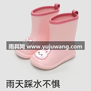 雨鞋女款高筒雨靴女士水鞋防水防滑加绒保暖时尚水靴劳保工作胶鞋