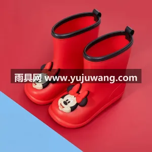 EVA材质 · 加深防滑纹理 武汉大型雨具供应链供货女童儿童雨靴，可爱 图4