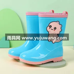一体成型 · 网布内里 · 加厚大底 · 武汉大型雨具供应链供货中筒儿童雨鞋，卡通 图5