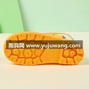 一体成型 · 网布内里 · 加厚大底 · 武汉大型雨具供应链供货中筒儿童雨鞋，卡通 图4