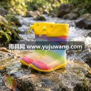 PVC材质 · 硅胶鞋底 · 防撞鞋头 武汉大型雨具供应链供货公主风女童雨鞋，专 图4