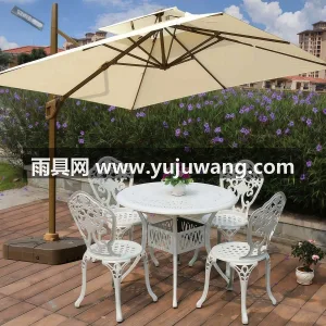 8骨高强度铝合金伞骨 · 加粗铝合金伞杆 · 25 咖啡厅奶茶店商用店铺外摆遮阳灯伞定制露台户外大型花