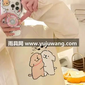 EVA材质 · 高密防水 武汉专业雨具生产供应链供货新款线条小狗雨 图4