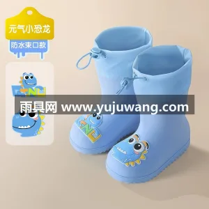 锯齿防滑鞋底 · PVC材质 武汉大型雨具供应链供货儿童雨鞋，男童女孩 图5