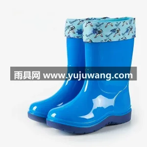 PVC材质 · 加厚鞋底  · 抗磨防滑 武汉大型雨具供应链供货大童加棉保暖雨鞋， 图5