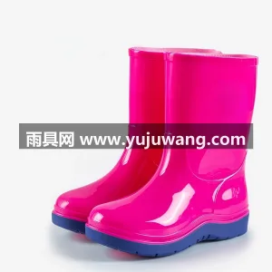 PVC材质 · 加厚鞋底  · 抗磨防滑 武汉大型雨具供应链供货大童加棉保暖雨鞋， 图6
