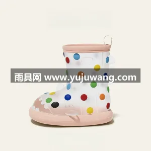 PVC材质 · 防滑底纹 武汉大型雨具供应链供货新款彩虹豆鲨鱼儿童 图4
