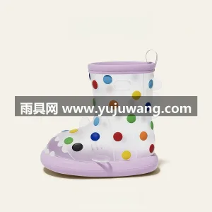 PVC材质 · 防滑底纹 武汉大型雨具供应链供货新款彩虹豆鲨鱼儿童 图5