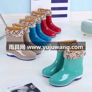 PVC材质 · 橡胶鞋底 · 可拆卸棉套 武汉大型雨具供应链供货 2026 新款通 图2