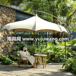 伞面280g/㎡高密度涤纶色织布 · 8 武汉雨具制造厂家专注户外太阳伞、庭院遮阳 图4
