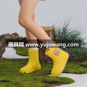 塑胶鞋底 · 一体成型工艺 武汉大型雨具供应链供货亲子款雨鞋，包含女 图3