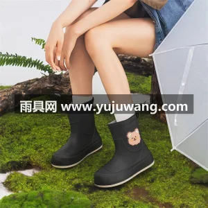 塑胶鞋底 · 一体成型工艺 武汉大型雨具供应链供货亲子款雨鞋，包含女 图2