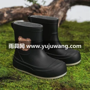 塑胶鞋底 · 一体成型工艺 武汉大型雨具供应链供货亲子款雨鞋，包含女 图5