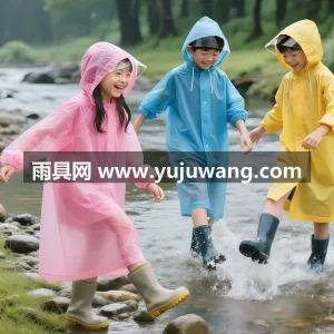 EVA材质 · 高密防水 武汉专业雨具生产供应链供货儿童雨衣，作为 图6