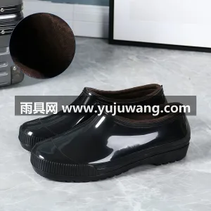 PVC塑胶材质 · 上乘牛筋底 · 轻薄 武汉大型雨具供应链供货男士全筒高雨鞋，涵 图5