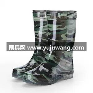 PVC塑胶材质 · 上乘牛筋底 · 轻薄 武汉大型雨具供应链供货男士全筒高雨鞋，涵 图6
