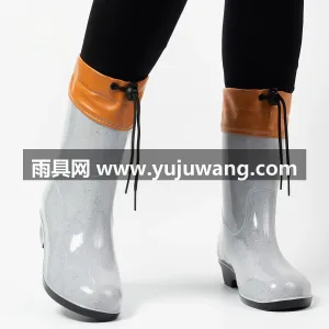 PVC材质 · 可拆卸棉套 · 全新包边 武汉大型雨具供应链供货包边束口牛筋底雨鞋 图3