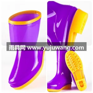 PVC材质 · 可拆卸棉套 · 全新包边 武汉大型雨具供应链供货包边束口牛筋底雨鞋 图2