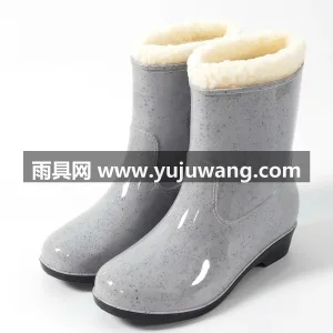 PVC材质 · 可拆卸棉套 · 全新包边 武汉大型雨具供应链供货包边束口牛筋底雨鞋 图4