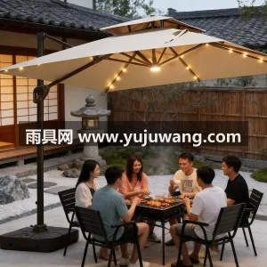 伞面210D/280g加厚牛津布 · 伞 武汉本地大型雨伞供应链服务直供户外边柱伞 图4
