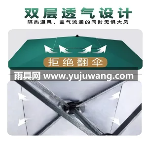 伞面280g/㎡高密加厚涤纶布 · 伞杆 武汉本地大型雨伞供应链服务直供户外太阳伞 图2