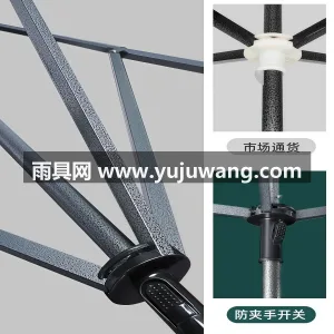 伞面280g/㎡高密加厚涤纶布 · 伞杆 武汉本地大型雨伞供应链服务直供户外太阳伞 图3