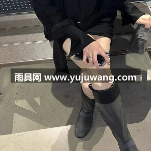 雨鞋女长筒户外雨林徒步防滑防水软底时尚水靴