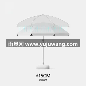 伞面双层双黑胶双牛津布结构 · 8骨玻纤 武汉本地大型雨伞供应链服务直供双层户外太 图5