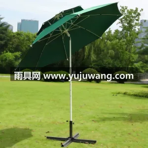 加粗金属伞骨 · 外层加厚涤纶布/内层全 武汉雨具供应链服务，专业生产大户外遮阳伞 图4