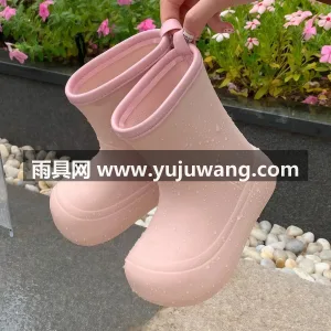 EVA材质 · 防滑耐磨 款撞色大头亲子雨靴颜值与实用性兼备，男女 图5