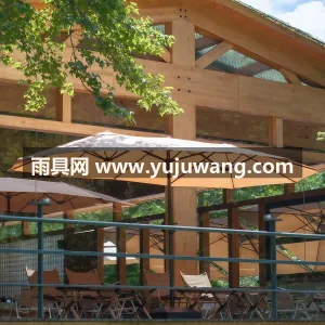 伞面280D加厚涤纶布 · 8骨加粗钢管 武汉雨具供应链服务，生产双头户外遮阳伞， 图2