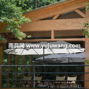 伞面280D加厚涤纶布 · 8骨加粗钢管 武汉雨具供应链服务，生产双头户外遮阳伞， 图3