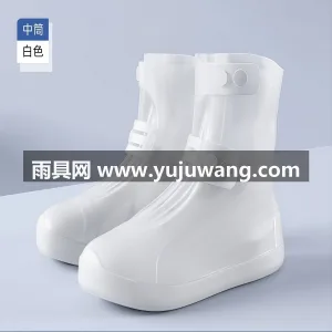 双层加厚鞋底 · PVC材质 · 双排扣 这款新款硅胶雨鞋套，采用加厚柔韧硅胶材质 图6