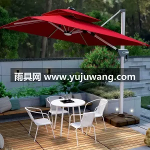 伞面高密度涤纶牛津布 · 加粗铝合金伞骨 这款户外罗马伞采用高密度涤纶牛津布，搭配 图3