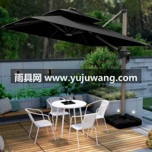 伞面高密度涤纶牛津布 · 加粗铝合金伞骨 这款户外罗马伞采用高密度涤纶牛津布，搭配 图2