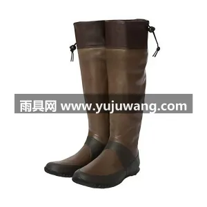 荔枝纹护口 · 天然橡胶底 本款高筒可折叠女士雨水靴，为武汉大型专业 图6