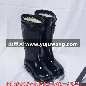 增高鞋跟 · 舒适内里 · 圆润鞋头 · 本款男士雨鞋为武汉大型专业雨具生产供应链 图2