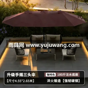 420D加厚加密牛津布 · 加粗加厚黑金 武汉本地大型雨伞供应链服务直供，户外遮阳 图6