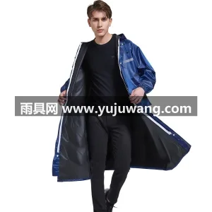牛津布材质 · 耐磨抗撕裂 本款带袖电动车雨衣，由武汉专业大型雨具生 图6