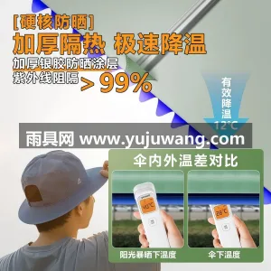 加粗骨架超强承重 · 420D高级密度牛 武汉本地大型雨伞供应链服务直供，户外摆摊 图2