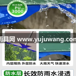 加粗骨架超强承重 · 420D高级密度牛 武汉本地大型雨伞供应链服务直供，户外摆摊 图6