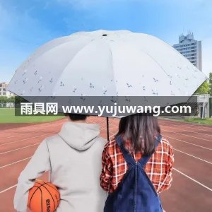 黑胶图层 · 高密拒水伞面 · 加固伞架 本品为双人晴雨两用折叠伞，武汉本土大型雨 图2