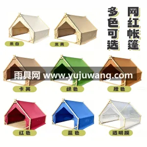 高密防水牛津布 · 加固镀锌钢管 武汉本地大型雨具厂专业定制网红户外三角帐 图5