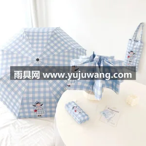 190T聚酯纤维 · 8骨纤维骨架 ·  武汉大型雨具供应链供货迷你口袋伞，专为学 图2