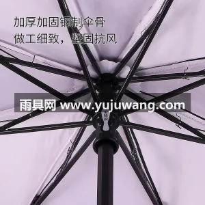 加厚黑胶防晒涂层UPF50+ · ABS 武汉专业大型雨具制造厂家，专注各类雨伞、 图5