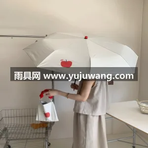 高密度210T碰击布 · 加厚黑胶防晒涂 这款全自动女士晴雨两用伞，由武汉专业大型 图3