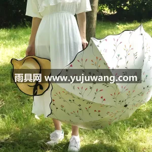 高密黑胶涂层UPF50+ · 280T加 本款女士晴雨两用伞由武汉专业雨具制造厂家 图3