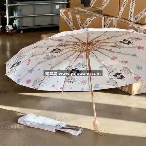 高密防水聚酯纤维碰击布 · 16 骨加固 武汉专业大型雨具生产供应链供货可爱猫咪  图2