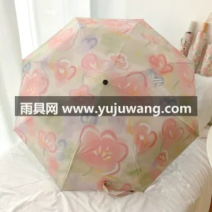 8骨加固玻纤抗风伞骨 · UPF50+高 武汉专业大型雨具生产供应链供货原创油画风 图5